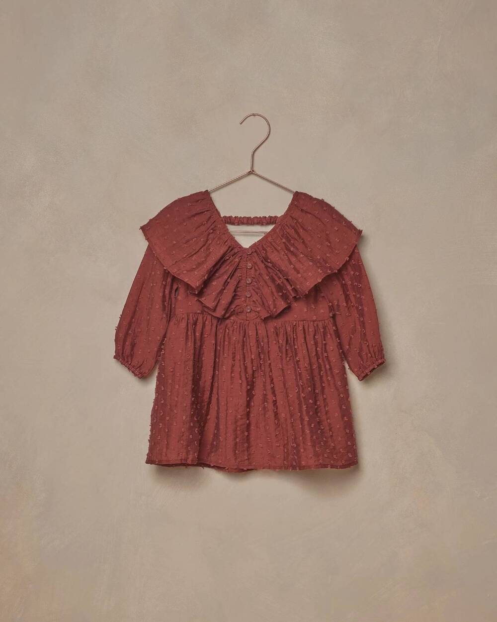 NEW NORALEE kids' claudette dress in berry